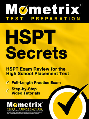 cover image of HSPT Secrets Study Guide
